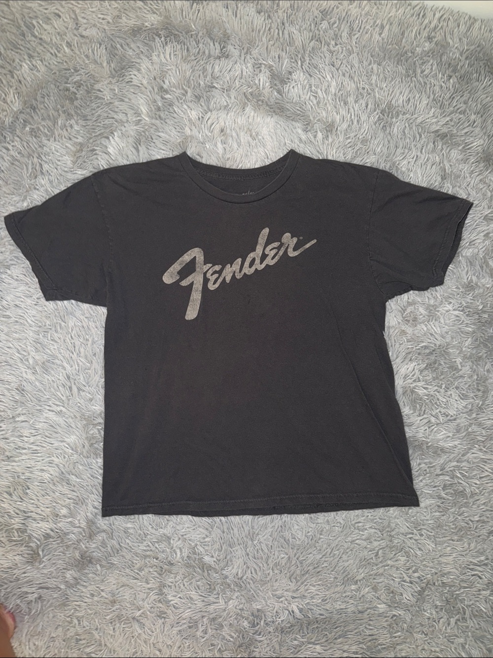 Fender Charcoal Logo Tee